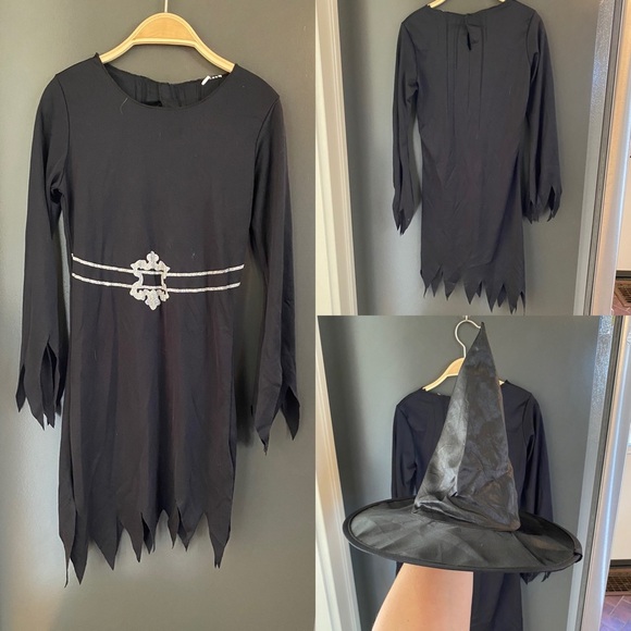 Other - 🧙‍♀️ Witch dress costume + hat
Kids sz Lg
Fits 8-10
